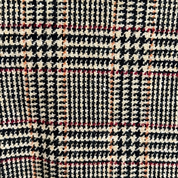 Vintage HARVE BERNARD Wool Plaid Blazer size 6 - Picture 6 of 14